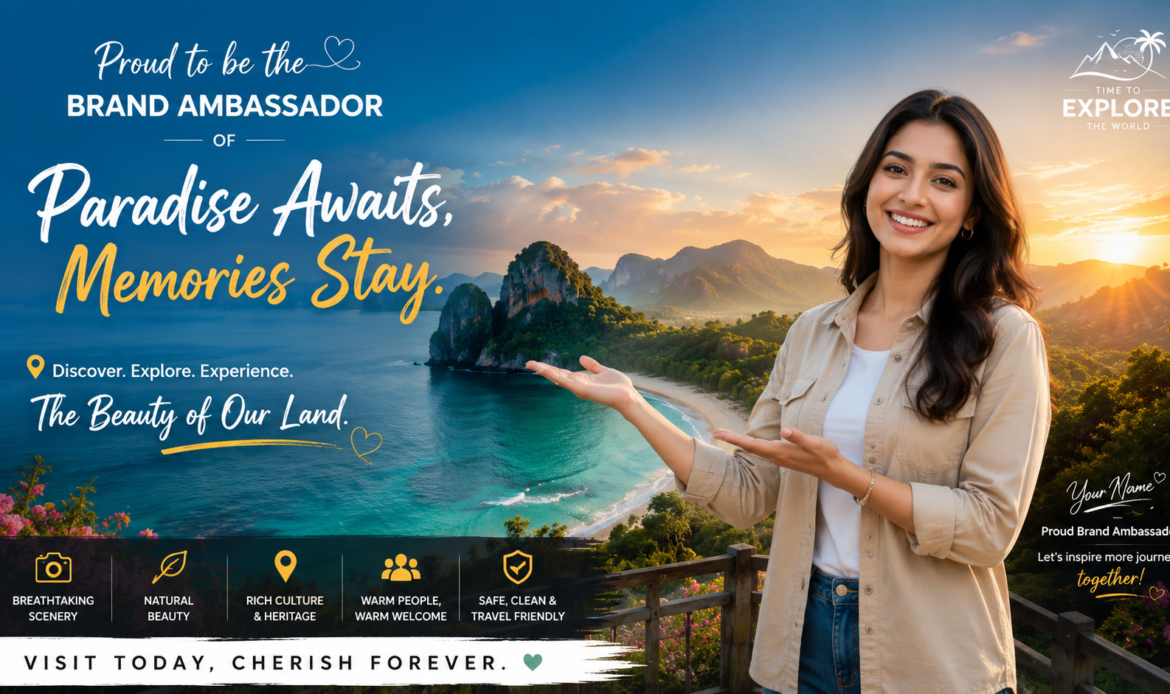Become a Brand Ambassador of the Tourist Spot
